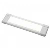 Plafonnier LED ultra fin blanc/urgence Flux Labcraft 30 watts 500 mm 12/24 v
