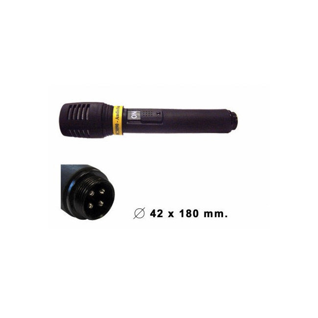Microphone gomme hôtesse
