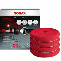 4 Pads de polissage dur rouge 85mm